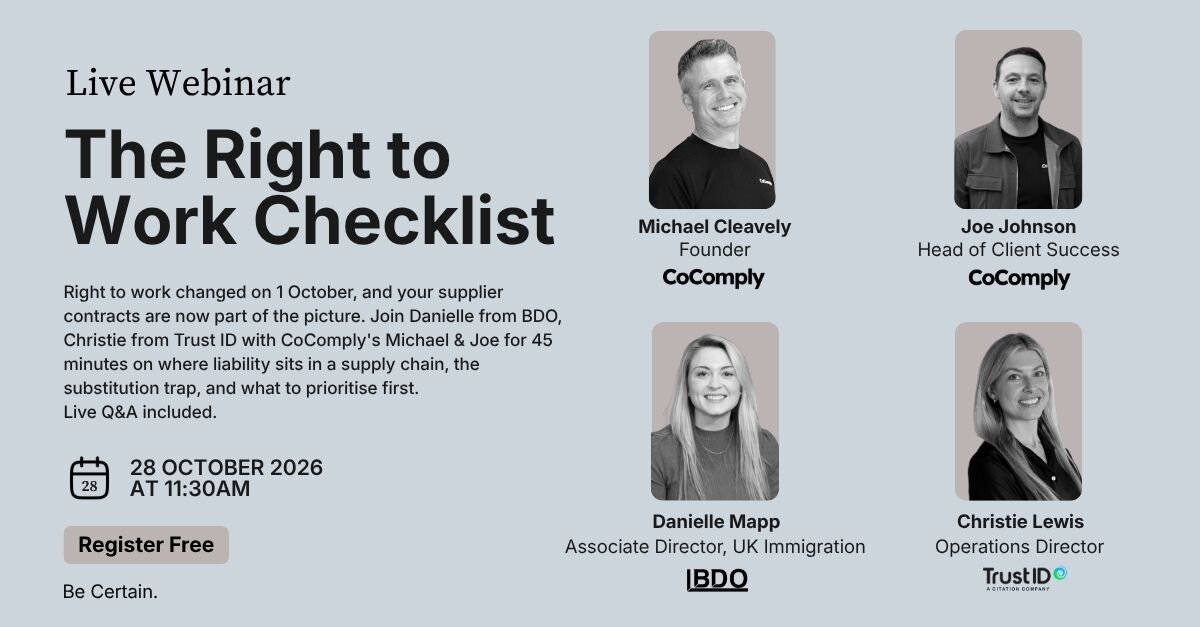On-demand: The Right to Work Checklist: What Changed on 1 October, and Where the Gaps Really Are